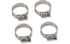 Hose Clamps stainless steel 13-32 mm (x4)
