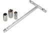 Socket Wrench T-handle 3 sockets