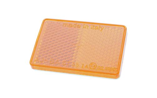 Reflector orange self-adhesive 57x39mm