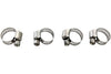 Hose Clamps stainless steel 6-16 mm (x4)