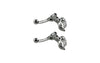 Decompression / Choke Levers x2 chrome-plated metal