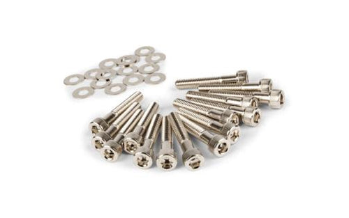 Variator Cover Bolts Piaggio steel / chrome