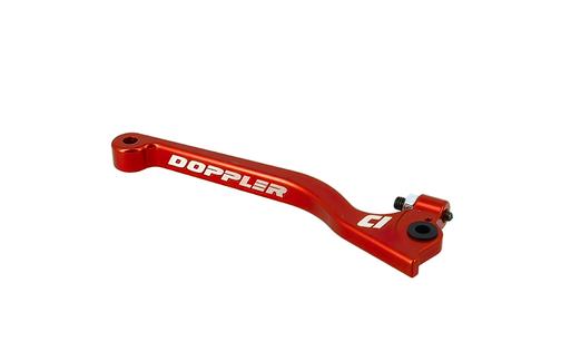 Brake Lever Doppler CNC red Derbi/Gilera/Piaggio/Peugeot