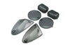 Indicator / Taillight Lens Set STR8 Aprilia SR50 2000-2005 black