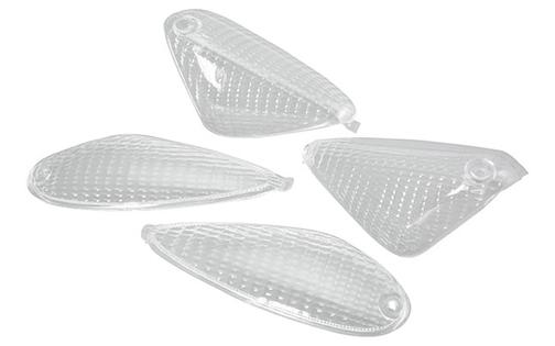 Indicator Lens Set STR8 Piaggio NRG MC² Extreme / MC³ white