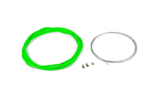 Throttle Cable Kit universal 1.2mm x 2 meters Motoforce Racing neon green