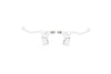 Brake Lever short w/ mount aluminium white (x2)