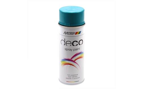Spray Paint Motip RAL 5018 turquoise blue glossy 400ml