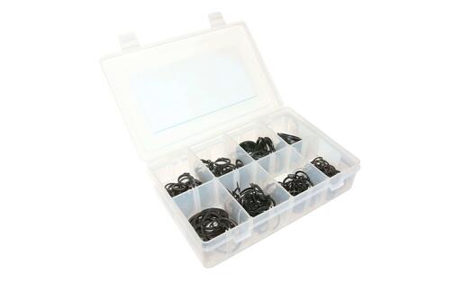 Assortment Box retaining rings inside + outside 19 - 35 mm 300 pieces