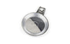 Tax Disc Holder round plastic chrome