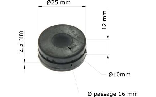 Buffer / Silentbloc Tourmax Honda CBR900RR