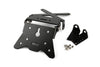 License Plate Holder adjustable aluminium black