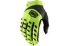 MX Gloves 100% Airmatic neon yellow/black