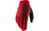 MX Gloves 100% Brisker red