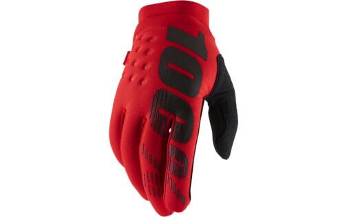 MX Gloves 100% Brisker red