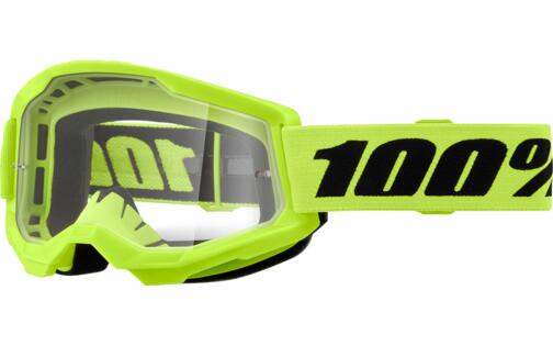 MX Goggles 100% Strata 2 neon yellow