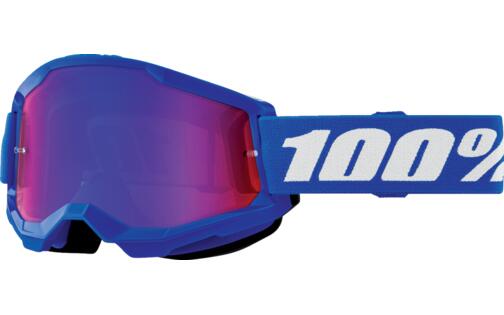MX Goggles Kids 100% Strata 2 blue red/blue mirror