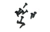 Screw Set 5,5x19mm black (x10)