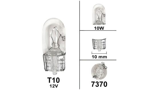 Bulb T10 12V 10W