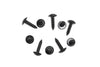 Screw Set 5x20 aluminium black (x10)