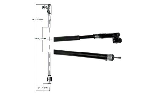 Speedometer Cable Kymco Agility "10