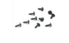 Screw Set 4,0x12mm black (x10)
