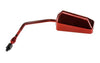 Mirror F1 right / left STR8 M8 thread (w/ left-hand adapter) red