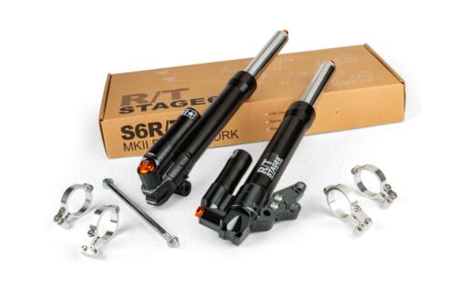 Fork with mudguard bracket Stage6 R/T Yamaha Aerox