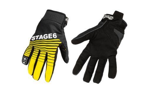Motorcycle Gloves Stage6 Street Pure Yellow / Black