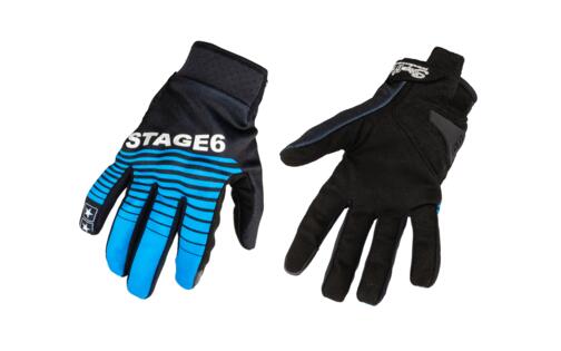 Motorcycle Gloves Stage6 Street Pure Blue / Black