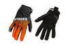 Motorcycle Gloves Stage6 Street Pure Orange / Black