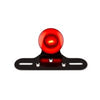 Taillight LED Circular Red with license plate holder