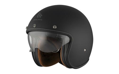 Jet / Open Face Helmet MT Le Mans 2 SV Uni black matte