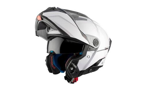 Flip-up Helmet MT Helmets Atom 2 SV glossy white