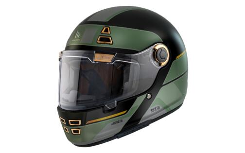 Full Face Helmet MT Helmets Jarama 68TH khaki glossy green