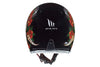 Open Face Helmet MT Helmets Le Mans 2 SV Skull & Rose black