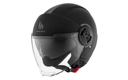 Open Face Helmet MT Helmets Viale SV S matte black