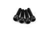 Intake Screw Set M6x25mm Alu Black (x4)