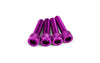 Intake Screw Set M6x25mm Alu Purple (x4)