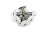 Fairing Screws aluminium M6x15 white (x6)