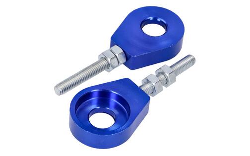 Chain Tensioner Set 12mm aluminium Puch / Simson / Kreidler / Sachs blue