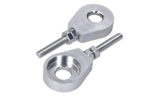 Chain Tensioner Set 12mm aluminium Puch / Simson / Kreidler / Sachs silver