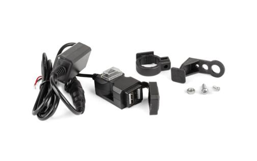 Double USB motorcycle socket