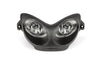 Twin Headlight Mask CAR GLASS Yamaha Aerox carbon look