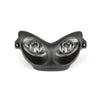 Twin Headlight Mask CAR GLASS Yamaha Aerox carbon look