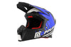 Motocross Helmet Doppler Black / White / Blue