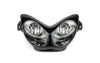 Twin Headlight Yamaha Aerox CAR-GLAS black