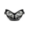 Twin Headlight Yamaha Aerox CAR-GLAS black