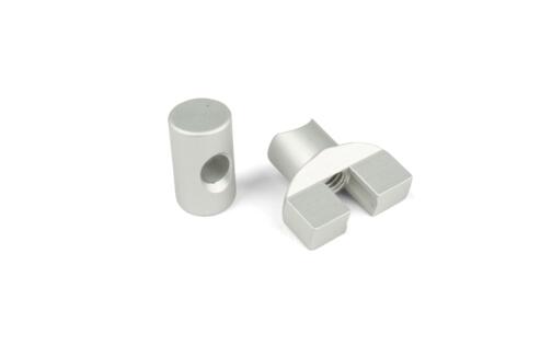 Brake Cable Adjuster M6 aluminium silver