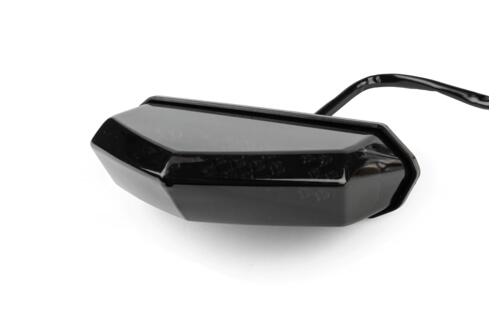 Tail Light with indicators LED Black Line universal 145x85mm